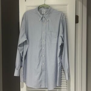 Men’s Brooks Brothers Regent Button Down Size 18-4/5 Big And Tall EUC long sleev